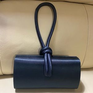 Women’s Sasha Evening Small Satin Bag Purse / Blue
